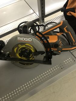 Ridgid worm drive Saw