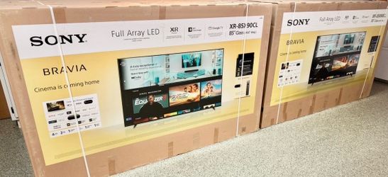85 TV Sony smart 4K HDTV $55 on financing free delivery six month warranty, full array LED TV 120 Hz