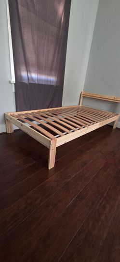 NEIDEN
Bed frame, pine, Twin