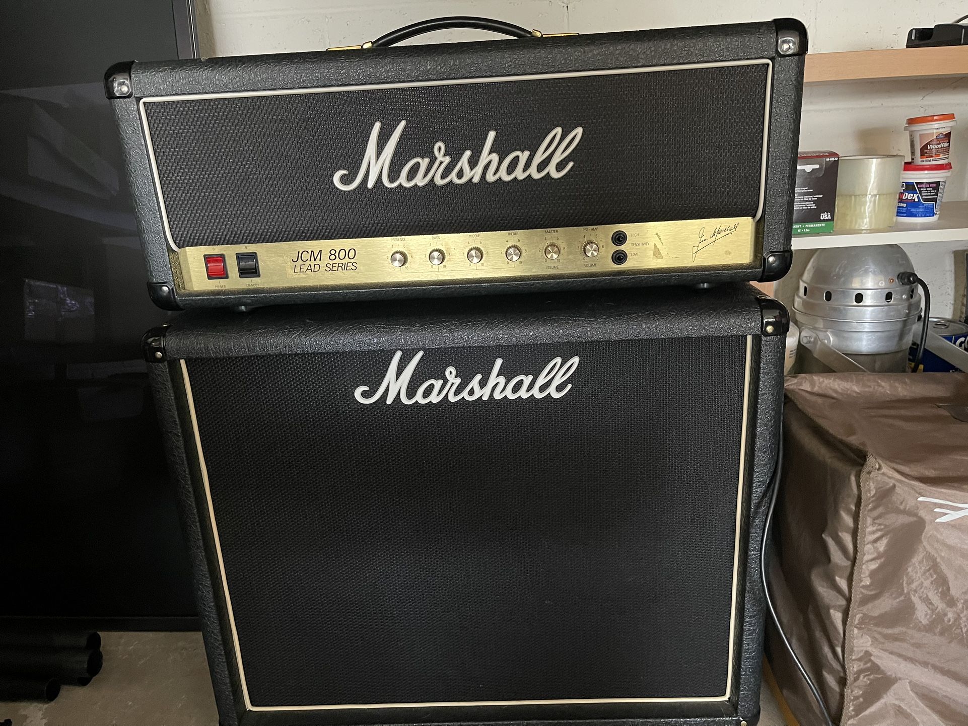 Marshall JCM 800 Lead series Amp And Cabinet