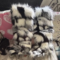 Fur Boots Multicolor 