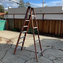 Werner 8ft Ladder Red 