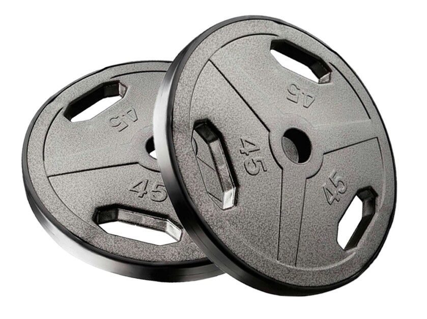 Ecoweight Olympic Grip Plate Pair of 45lbs