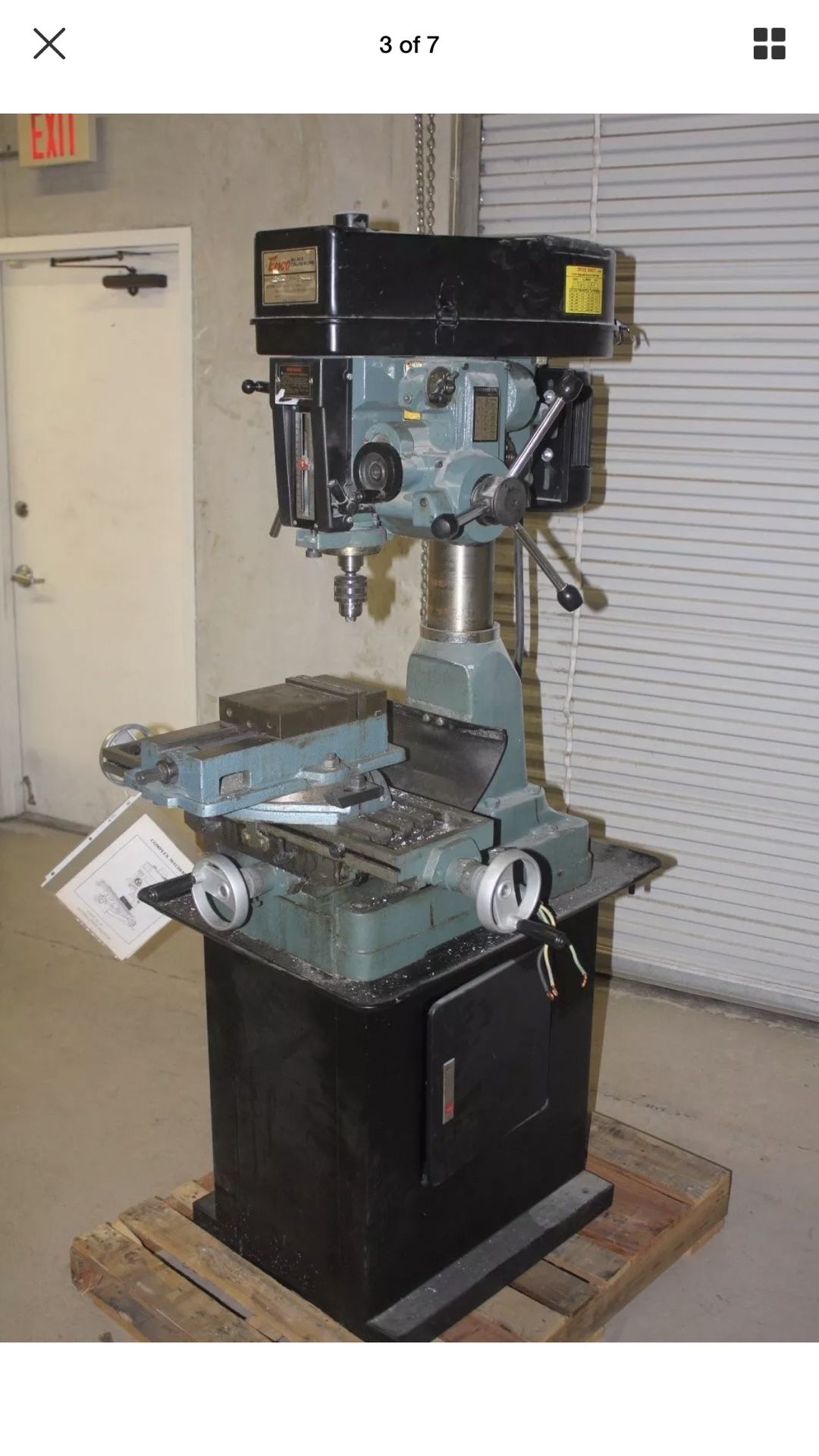 ENCO MODEL 1051300 MILLING AND DRILLING MACHINE EXCELLENT CONDITION