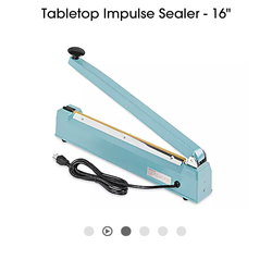 Table Top Impulse sealer 16'  $60