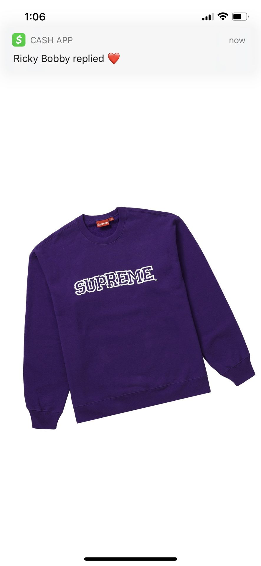 The Surpreme Shattered Logo Sweater