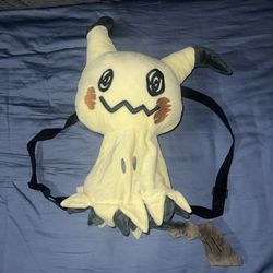 Pokemon Plush Zipper Backpack Mimikyu