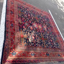 Antique Bidjar Mahal Collectible Carpet