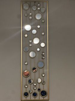 Gold Accent Wall Decor (set of three)