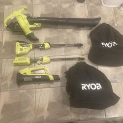 Ryobi 40V Powers Heads, 40V Leaf Mulcher & 18V Blower (Tools Only)