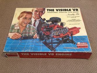 Visible V-8 Model Kit. Factory Sealed, Original Owner. 1967