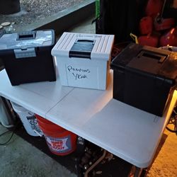 FILE BOXES (IMPORTANT PAPERS ETC) 