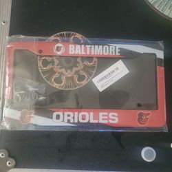 Baltimore Orioles license plate frame new
