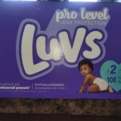 Luvs  size 2 