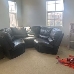 Comfortable Leather Designer Couch 