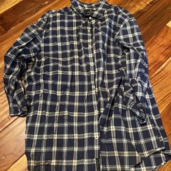 Men’s American Eagle blue xxl button down shirt.