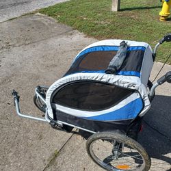 Stroller Bike Bicycle Trailer 2 Children or 1 Child - $60 FIRM 