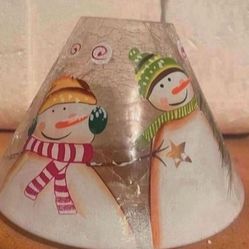 Yankee Candle Snowman Candle Topper- BRAND NEW