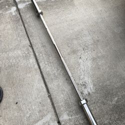 Heavy Duty 5 ft Chrome Olympic Straight Bar