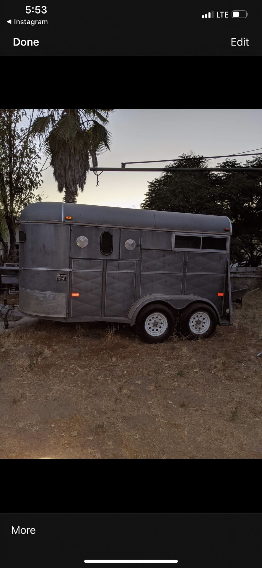 1993 W-W horse trailer