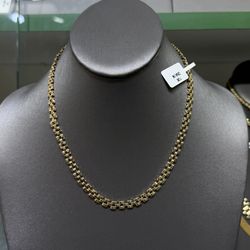 10K Chain 6mm 18 inches