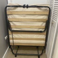 Portable Folding Bed With Mattress