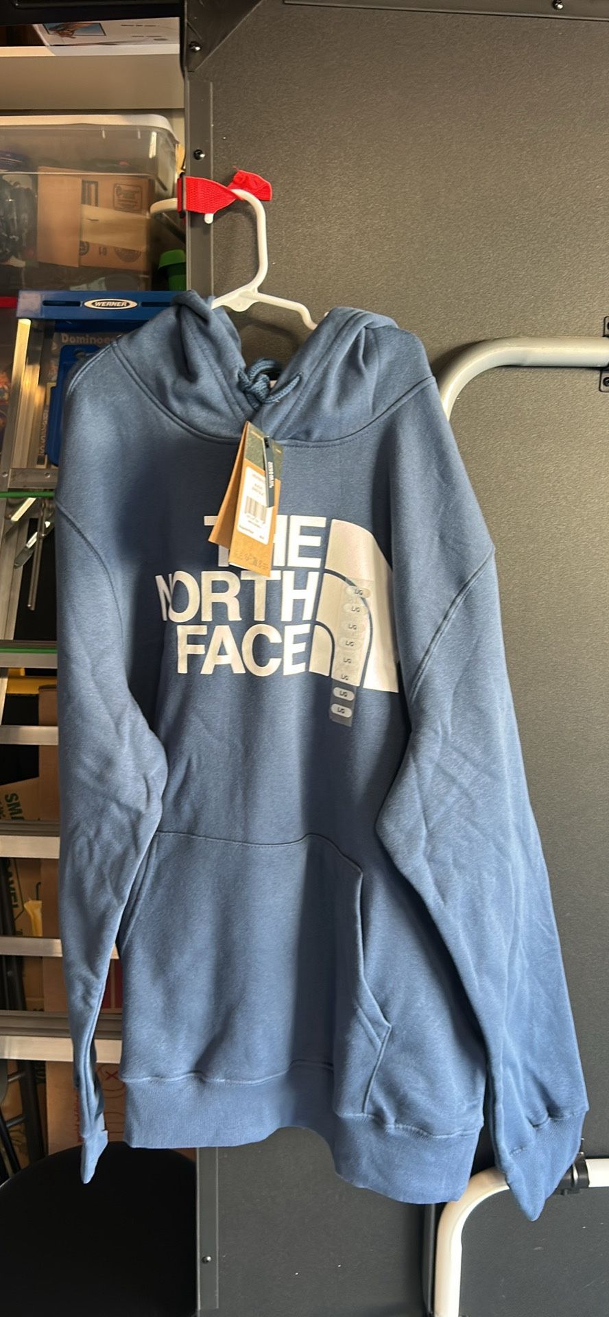 North Face Hooded Sweatshirt sz Large
