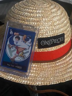Dodger one piece promo card and hat 2026
