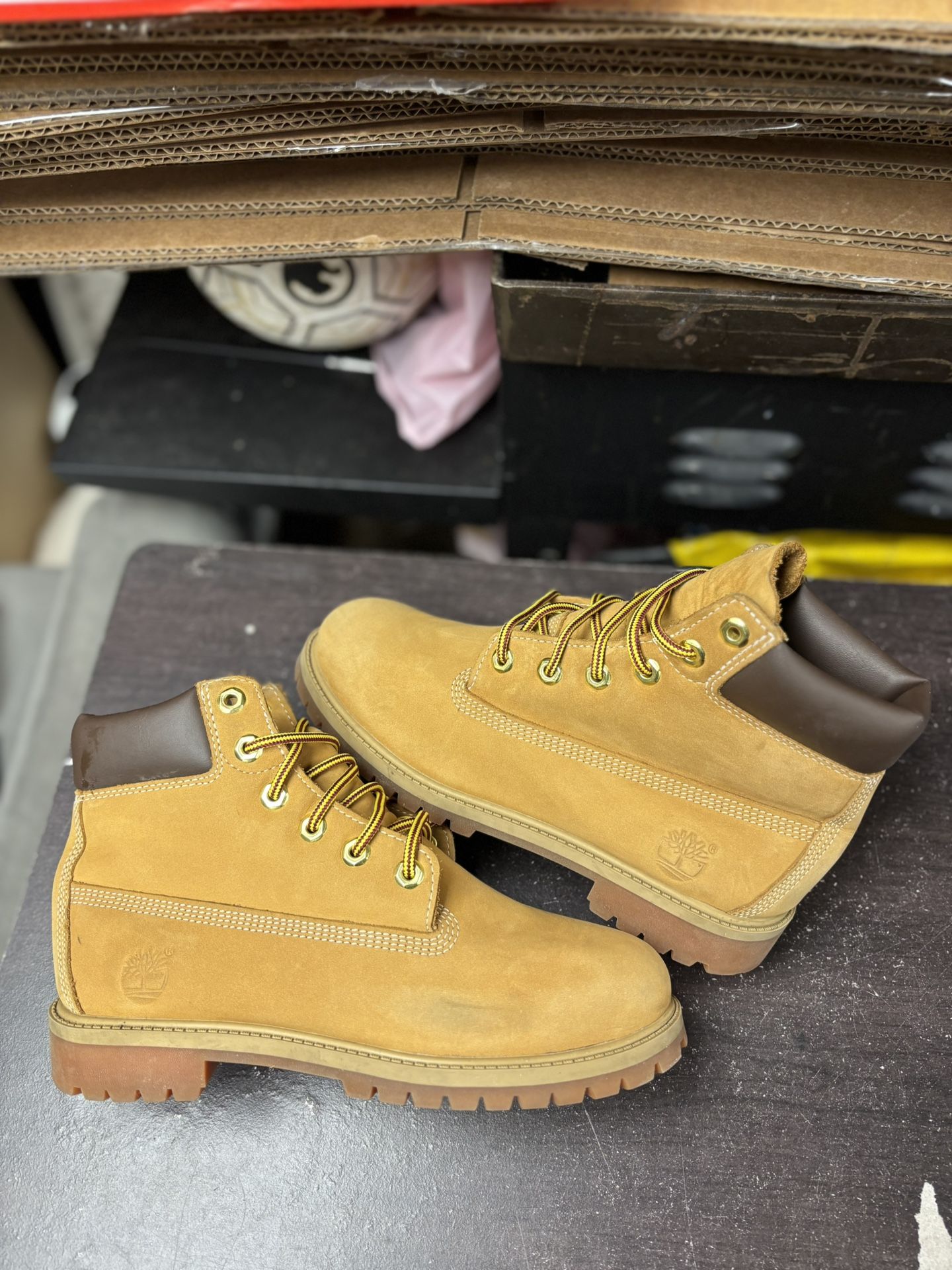Biege Timberland Boots