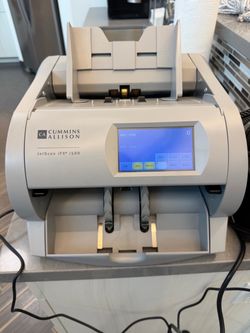 Cummins Allison JetScan iFX i100 Currency Counter, printer, and coin counter