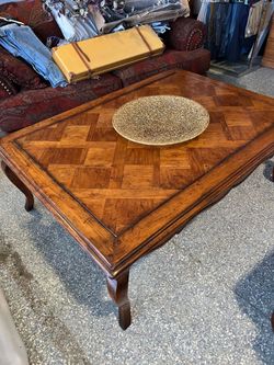 Large Solid Wood Coffee Table $60