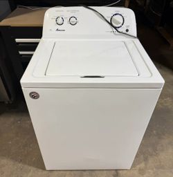MATCHING SET AMANA TOP LOAD WASHER W/AGITATOR AND ELECTRIC DRYER