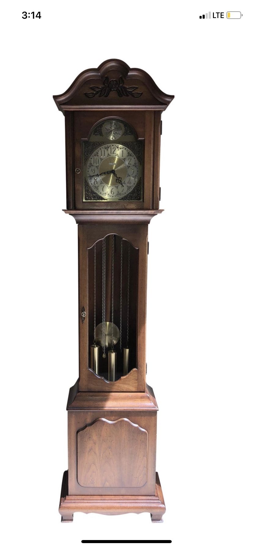 BARWICK CLOCKS HOWARD MILLER TEMPUS FUGIT GRANDFATHER CLOCK, 42 OFF