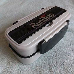 Two Layers RunBird Lunch Box(made in Japan)