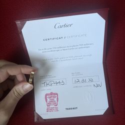 Cartier Love Ring 
