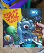 Kids Space Checkers Board Game