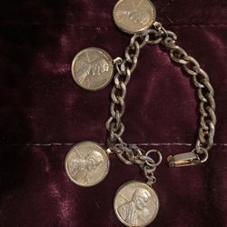 1974 Aluminum Penny Bracelet Rare