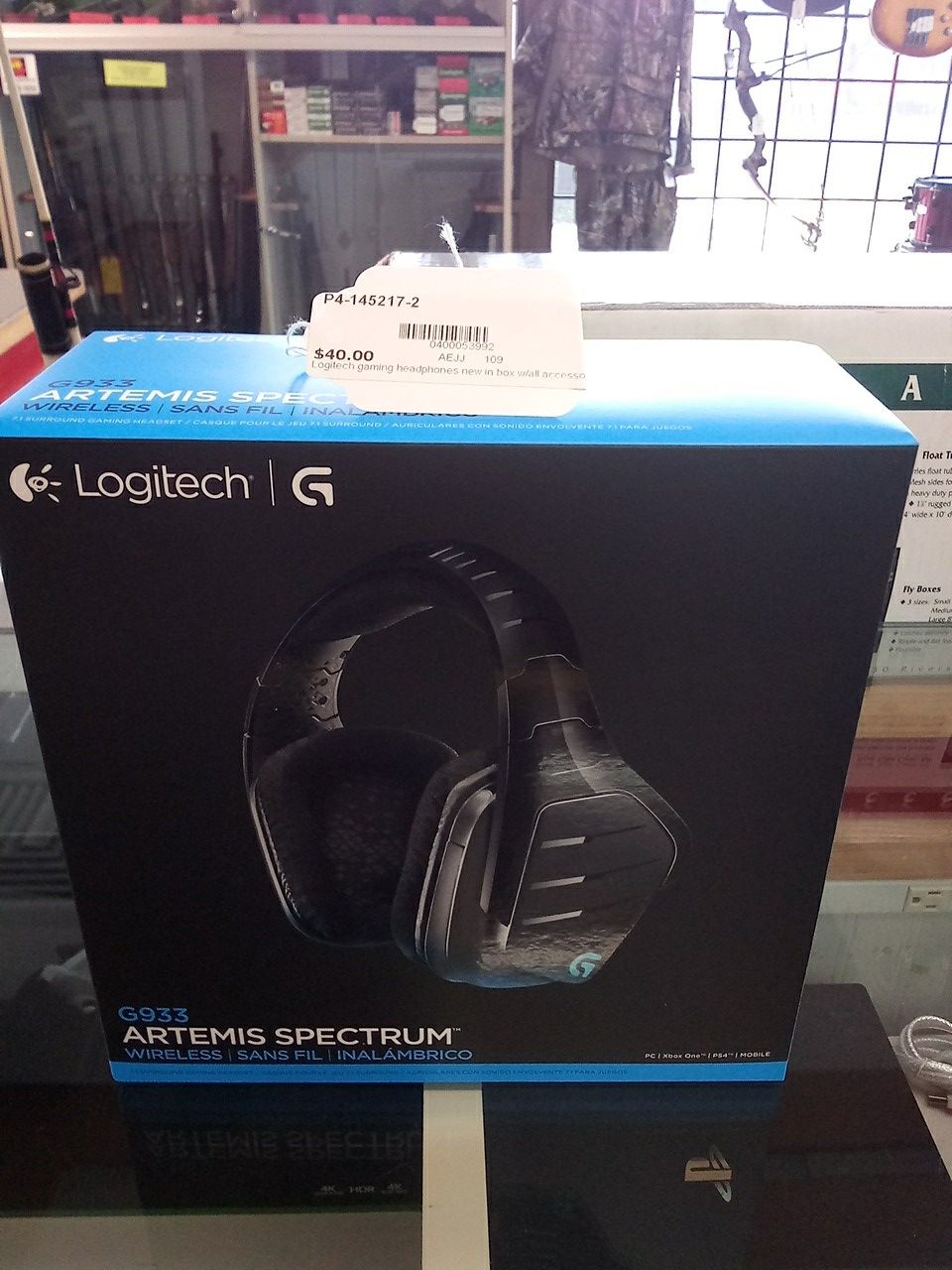 Logitech artemis spectrum gaming headphones!