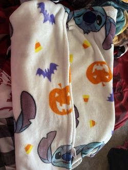 Halloween stitch blanket