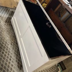 White And Black Custom Made Toy Box