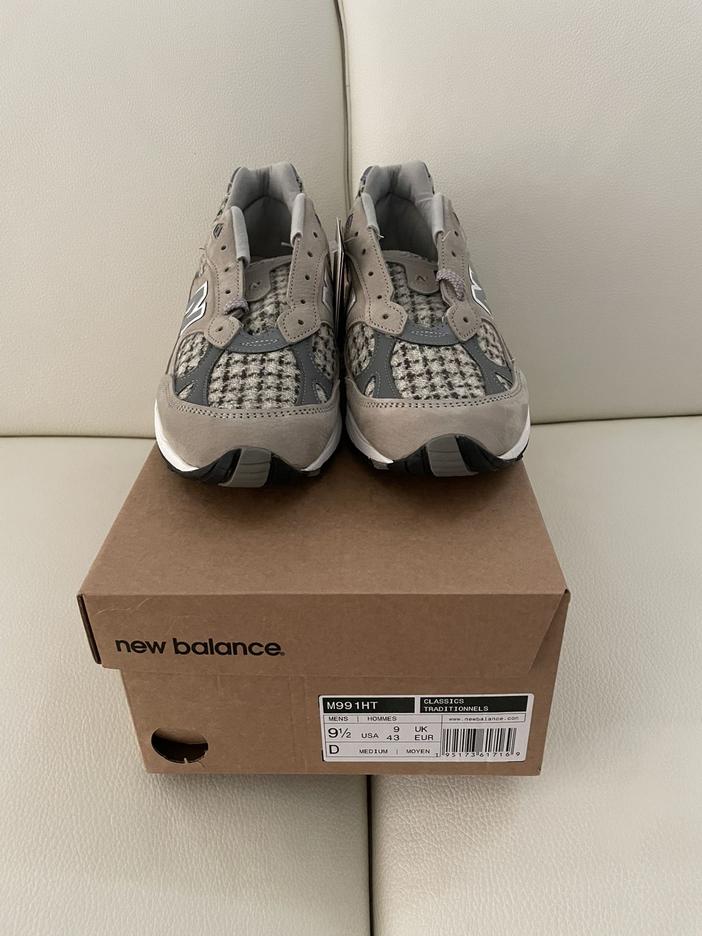 New Balance 991 Harris Tweed Size 9.5M