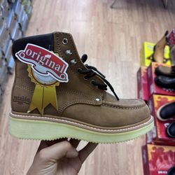 Establo Leather Work Boots/ Botas De Trabajo