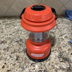 Coleman Red Battery Operated Lanturn for Camping