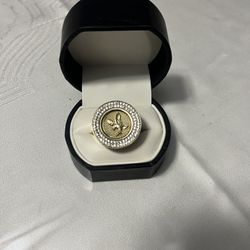 10k 10 Gram Ring With Natural Dimonds