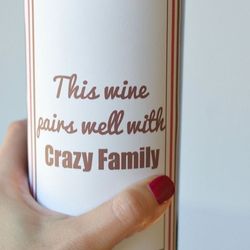 Wine bottle stickers