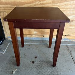 Small Wood Night Stand Or End Table