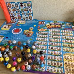 Mighty Beanz Collection With 46 Beanz A Poster Stickers Play Mat Flip Track For Sale In Chino Hills Ca Offerup