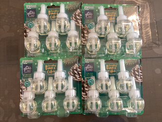 Glade PlugIns Twinkling Pine & Cedar, 5-Refill Value Pack, 4 Packs