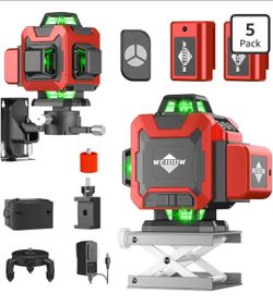 Nivel láser WEIDDW 4D 16 líneas Nivel láser 4x360 Herramienta autonivelante para construcción y entrega de imágenes
