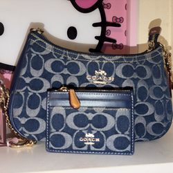 Navy Coach Bag 